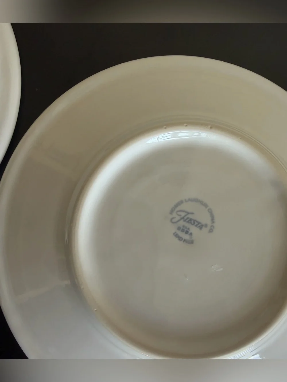 Set of 2 Fiesta Rainbow by Homer Laughlin dinner plates.